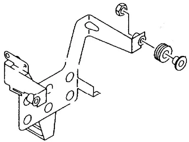 7H0906279E Engine Parts Turbo Pressure Transducer Bracket for 