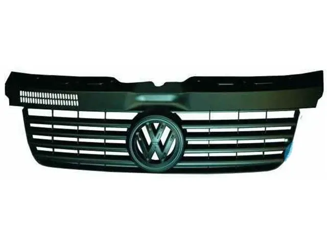 7H5853653 Radiator Grill for VW MULTIVAN Mk V (7HM, 7HN, 7HF, 7EF, 7EM, 7EN), CARAVELLE T5 Bus (7HB, 7HJ, 7EB, 7EJ), EUROVAN T5 Van (7HA, 7HH, 7EA, 7EH)