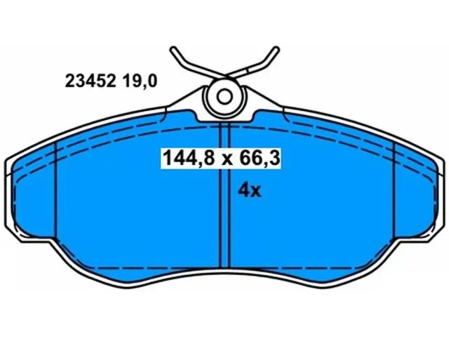 SFP000210 Brake Pads for LAND ROVER DISCOVERY II (L318), RANGE ROVER II (P38A), DISCOVERY I (LJ), RANGE ROVER I