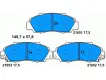 45022SL0G00 Brake Pads for HONDA PRELUDE Mk V (BB_), LEGEND III (KA), INSPIRE (UA1, UA3), INSPIRE (UA4, UA5), ODYSSEY (RA), PRELUDE IV (BB_), LEGEND II (KA), LEGEND II Coupe (KA), NSX I Coupe (NA)