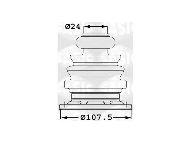 701407283 Transmission Parts CV Boot for