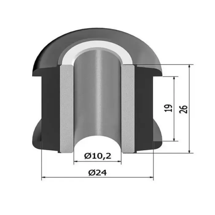 305419809A Tie Rod End Bushing for VW GOL COUNTRY III Variant (5X5)