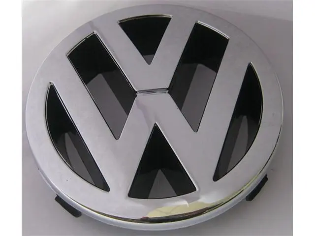 1J5853601 Front Emblem for VW BORA I (1J2), DERBY IV Saloon (9A4, 9A2, 9N2, 9A6), GOLF IV Estate (1J5), POLO (9N_, 9A_)