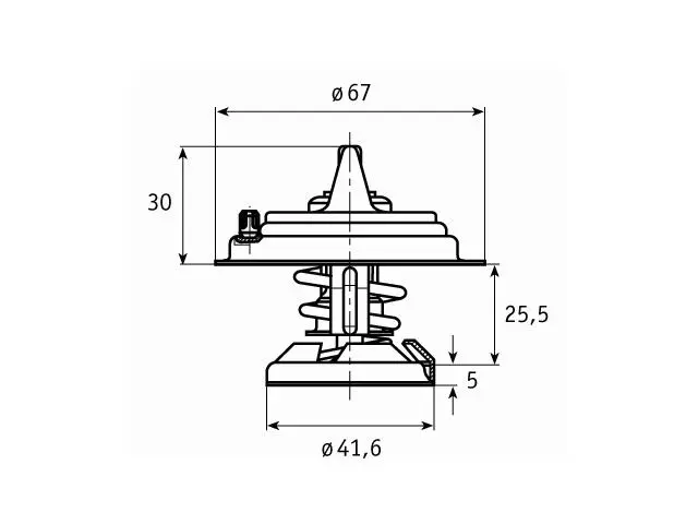 601200021571 Engine Parts Thermostat for 