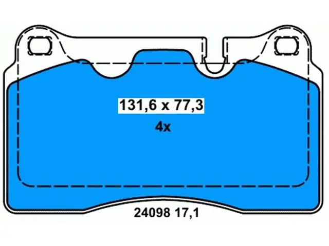 SFP500070 Brake Pads for LAND ROVER RANGE ROVER III (L322), RANGE ROVER SPORT I (L320)