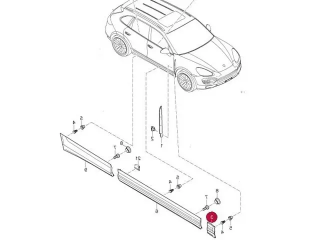 95855996000 Body Crom Door for 