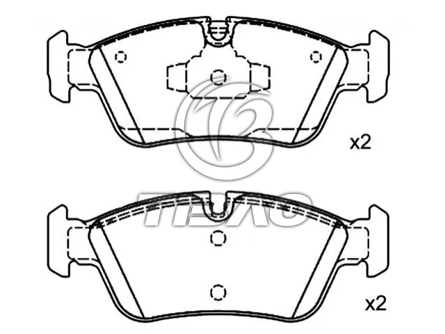 34116769763 BMW Brake Pad for BMW 1 (E81), 3 (E90)