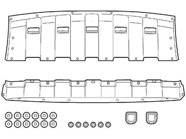 95504480015 Front Bumper Under Guard for 