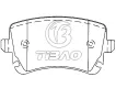 4B3698451 Brake Pads for AUDI A6, VW EUROVAN, BENTLEY CONTINENTAL Convertible (3W_, 394)