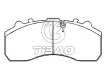 0024204920 Brake Pads for MERCEDES-BENZ ECONIC, DAF 75 CF, IVECO EUROCARGO IV, MAN NL, SCANIA K - series bus