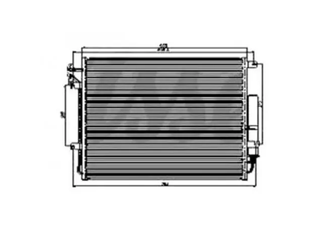 JRB500030 Air Conditioning Condenser for LAND ROVER RANGE ROVER SPORT I (L320), DISCOVERY III (L319)