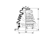 191407283 Transmission Parts CV Boot for AUDI A3, VW BEETLE, SEAT LEON (1M1), SKODA OCTAVIA I (1U2)