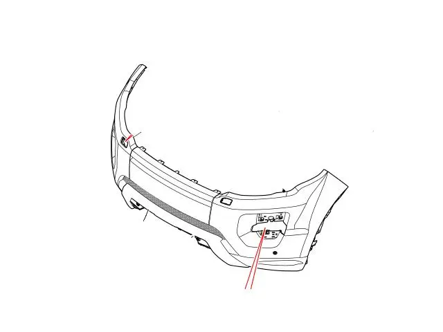 LR028345 Front Bumper for