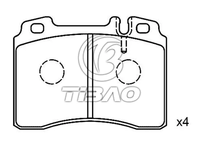 0024203720 Brake Pads for MERCEDES-BENZ E-CLASS Coupe (C124)