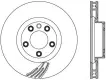 7P6615301A FRONT BRAKE DISC for PORSCHE Cayenne, VW TOUAREG