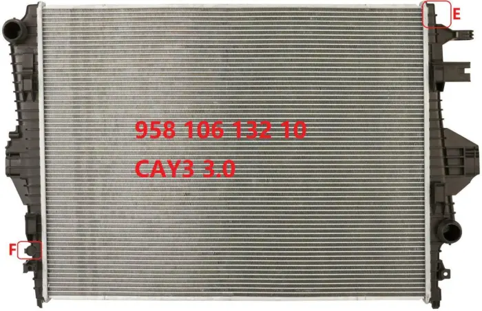 95810613210 Engine Parts Radiator for PORSCHE Cayenne, VW TOUAREG