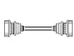 701407271 Transmission Parts Driveshaft for VW TRANSPORTER T3 Platform/Chassis (24_), CARAVELLE T3 Bus (25_)