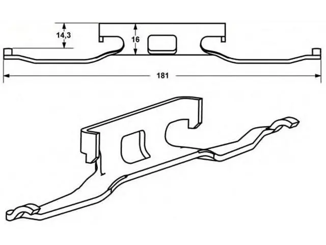 2D0615295 Suspension Parts Spring, Brake Caliper for MERCEDES-BENZ SPRINTER, VW LT