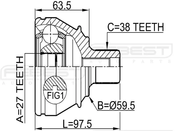 4F0498099A Transmission Parts C.V Joint for AUDI A6, VW PHAETON