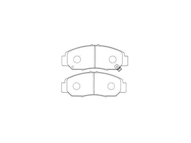 06450SDDA00 Brake Pads for ACURA TSX (CU_), GMC YUKON (GMT900), HONDA ACCORD IX Coupe