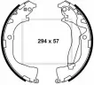 2H0698525 Brake Shoe Set for VW AMAROK (2HA, 2HB, S1B, S6B, S7A, S7B)