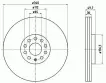 1K0615301AD FRONT BRAKE DISC for AUDI A3, VW TIGUAN, CUPRA LEON (KL1), SEAT LEON SC (5F5), SKODA OCTAVIA III (5E3, NL3, NR3)