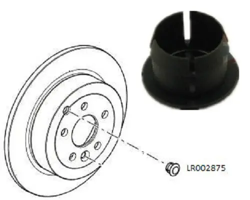 LR002875 Brake Disc Rubber Plug for 