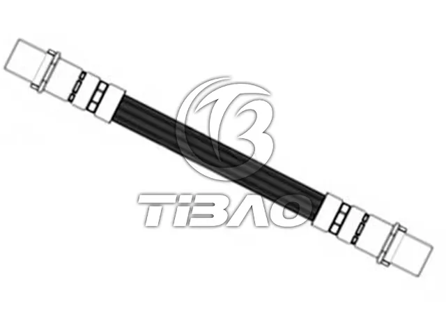 701611701 Brake Hose for VW TRANSPORTER Mk IV Platform/Chassis (70E, CARAVELLE T4 Bus (70B, 70C, 7DB, 7DK, 70J, 70K, 7DC, 7DJ), EUROVAN T4 Van (70A, 70H, 7DA, 7DH), CALIFORNIA T4 Camper (7DJ, 7DK, 70J)