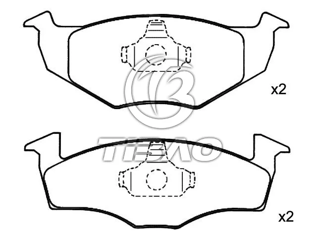 140698151B Brake Pads for VW POLO, SEAT CORDOBA (6K1, 6K2), CORDOBA Sedan (6K1, 6K2)