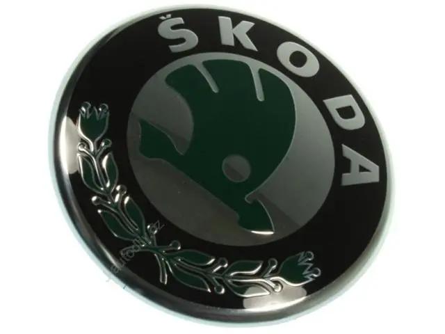 3U0853621B Front Emblem for SKODA RAPID Spaceback (NH1), RAPID (NH3, NK3, NK6), YETI (5L), FABIA II (542), FABIA II Combi (545), PRAKTIK (5J7), OCTAVIA II Combi (1Z5), ROOMSTER Praktik (5J), LAURA II (1Z3), SUPERB I (3U4), FABIA I (6Y2), FABIA I Salo