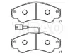 425459 Brake Pads for CITROËN JUMPER Platform/Chassis (244), RELAY Platform/Chas, FIAT DUCATO Bus (244_), PEUGEOT BOXER Bus (244, Z_)