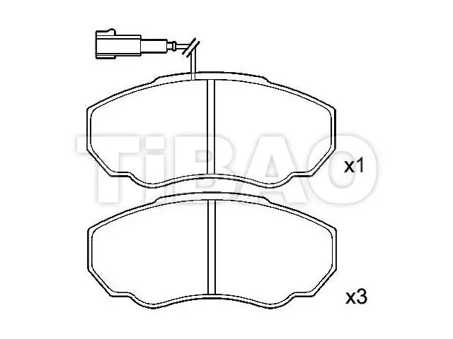 425458 Brake Pads for CITROËN JUMPER Platform/Chassis (244), RELAY Platform/Chas, FIAT DUCATO Bus (244_), PEUGEOT BOXER Bus (244, Z_)