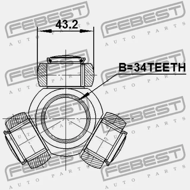 3C0498103A Transmission Parts CV Joint for