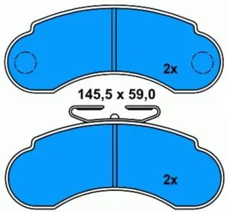 6314200120 BMW Brake Pad for AUDI TT, BMW 5 Series, MERCEDES-BENZ G-CLASS, VW BORA