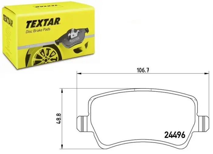 LR043714 Brake Pads for FORD GALAXY II (WA6), LAND ROVER RANGE ROVER EVOQUE (L538), VOLVO V60 I (155)