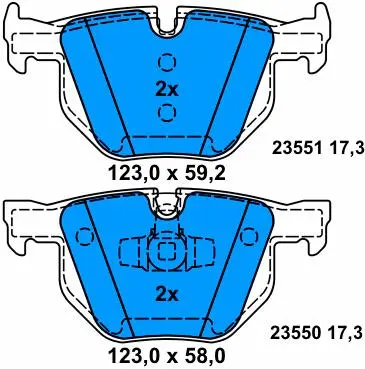 34216769105 BMW Brake Pad for BMW X1 (E84), 3 Touring (E91)