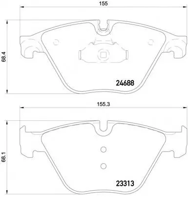 34116775314 Brake Pads for