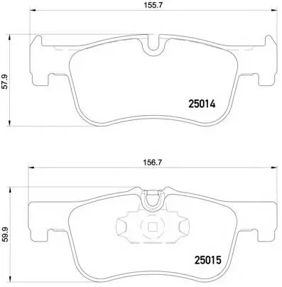 34116850567 BMW Brake Pad for BMW 1 (F20)