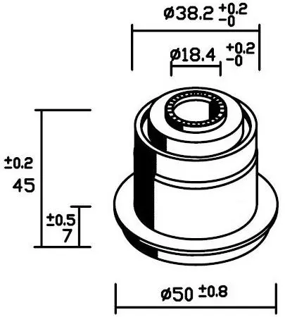 310400 Suspension Parts Control Arm Bushing for ISUZU D-MAX I (TFR, TFS), RODEO I (TFR, TFS), OPEL CAMPO (TF0, TF1), VAUXHALL MONTEREY (M92)