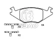 191698151A Brake Pad Set for VW POLO, SEAT CORDOBA (6K1, 6K2), CORDOBA Sedan (6K1, 6K2)