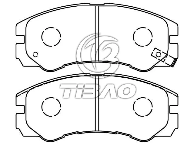 1605913 Brake Pads for ISUZU BIGHORN III Open Off-Road Vehicle, TROOPER III Ope, OPEL FRONTERA B (U99), VAUXHALL FRONTERA Mk II (B) (U99)