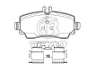 1684201120 Brake Pads for MERCEDES-BENZ A-CLASS (W168)