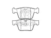 1644201020 Brake Pads for MERCEDES-BENZ S-CLASS (W221), M-CLASS (W164), R-CLASS (W251, V251)