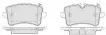 4G0698451A Brake Pad Set for AUDI A5, PORSCHE MACAN