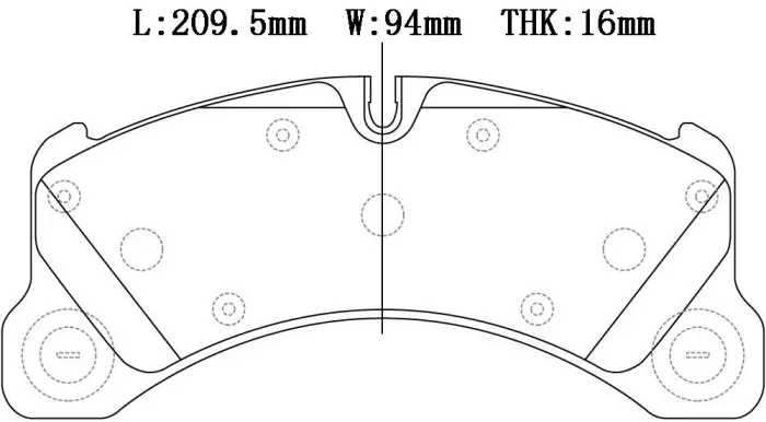 97035194906 Brake Pads for PORSCHE MACAN, VW TOUAREG