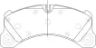97035194906 Brake Pads for PORSCHE MACAN, VW TOUAREG
