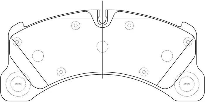 97035194906 Brake Pads for PORSCHE MACAN, VW TOUAREG