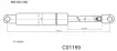 893823360 Gas Spring Bonnet for AUDI COUPE B3 (89, 8B3), 4000 B3 Saloon (893, 894, 8A2), 90 B3 (893, 894, 8A2)