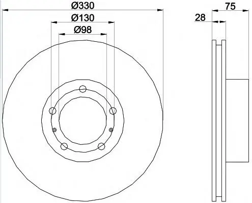 97035240300 Brake Disc for PORSCHE PANAMERA (970)