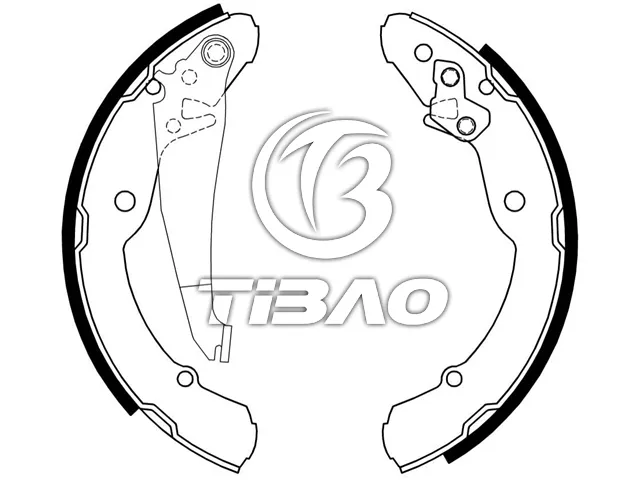 1J0698525B Brake Shoe Set for VW POLO, SEAT INCA (6K9), SKODA ROOMSTER Praktik (5J)